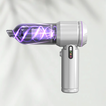 Kabelloser Handstaubsauger für das Auto – Weiß