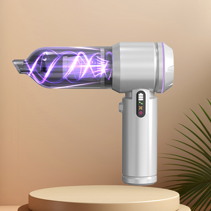 Kabelloser Handstaubsauger für das Auto – Weiß