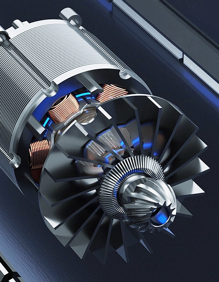 Kabelloser Handstaubsauger für das Auto – Schwarz