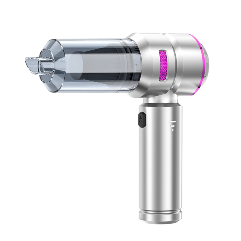 Mini-Kabelloser Auto-Staubsauger & Luftgebläse – Silber