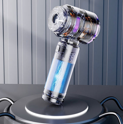 Mini-Kabelloser Auto-Staubsauger & Luftgebläse – Silber