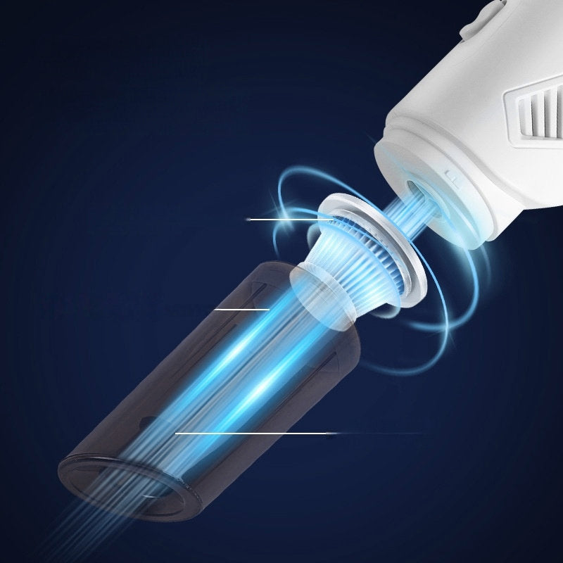 Kabelloser Handstaubsauger zur Milbenentfernung – Weiß